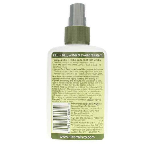 Herbal Armor Natural Insect Repellent Spray, AT